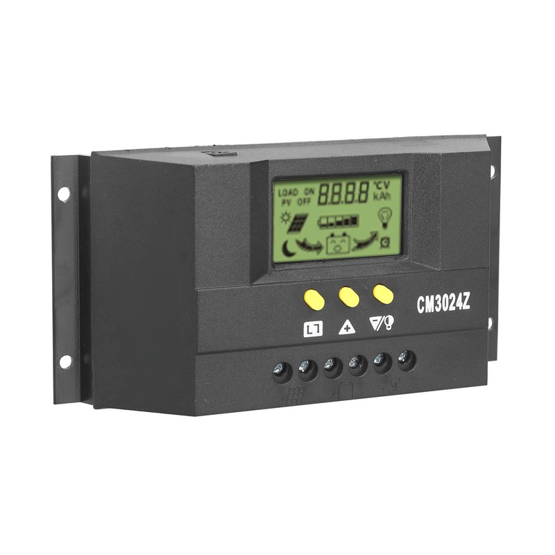 CM3024Z PWM Solar Charge Controller LCD Display Solar Panel Intelligent