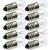 MEETOOT 25pcs E10 Mini Light Bulbs 6.3V 0.15A Physical Electrical