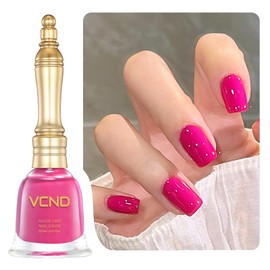 VCND Hot Pink Nail Polish, Quick Dry Nail Polish, No need for UV LED nail lamps, (0.35fl.oz-10.5ml), Lasts 7 Days, Great For Home And Salon Use