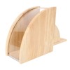 Dustproof Filter Holder Fan Shaped Coffee Filter Storage Holder Solid