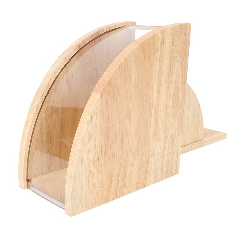 Dustproof Filter Holder Fan Shaped Coffee Filter Storage Holder Solid