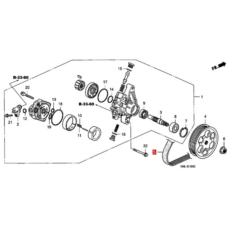 Main Drive Serpentine Belt 7PK2164 Rubber Engine Booster Pump Belt