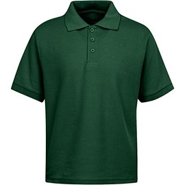 Premium Wear Boys Uniform Polo Shirt |Hunter Green M