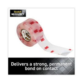Double-Sided Mounting Tape, Clear, 1 x 60-In.