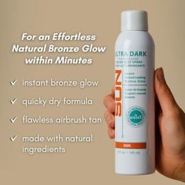 Sun Laboratories By Giesee Ultra Dark Spray 2 Pack - Spray Tan, Tanning Spray, Fake Tan, Self Tanner Mist, Sunless Tanning Spray, Self Tan Mist