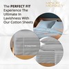 Minor Monkey 100% Egyptian Cotton King Size Damask Striped Sheets,