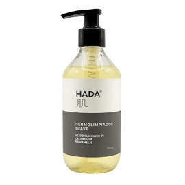 HADA Skincare - Dermolimpiador Suave, Con Ácido Glicólico, Extracto De Caléndula y Hamammelis, Regula La Producción De Sebo, Libre De Sales y Parabenos, 250ml Filip Natural.