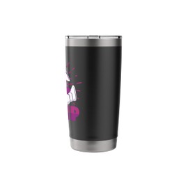 Let's Vamp Saying with Vampire Fangs Stainless Steel Insulated Tumbler