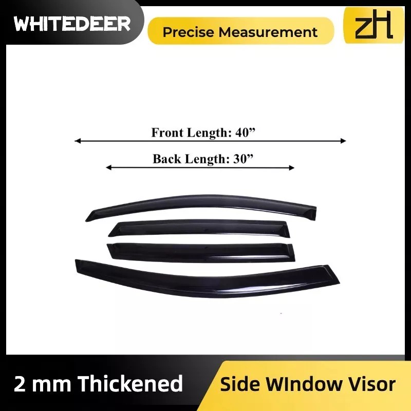 ZH Fits Toyota Venza 2008-2015 Side Window Visor Sun Rain