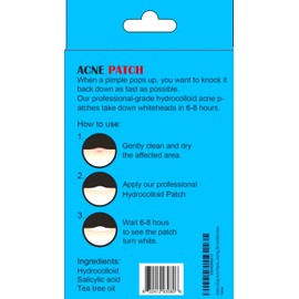 kisskin ZitZap Pimple Patches For Face And Skin, Hydrocolloid Patches With Salicylic Acid And Tea Tree Oil For Covering Zits And Blemishes.