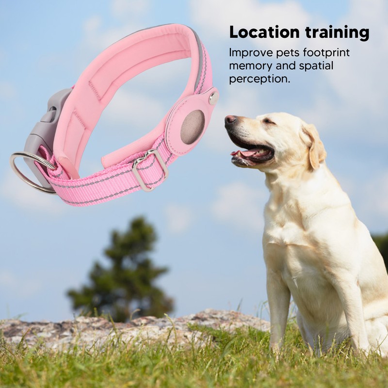 Pet Tracking Collar Locator Training Pet Collar Soft Polyester Adjustable