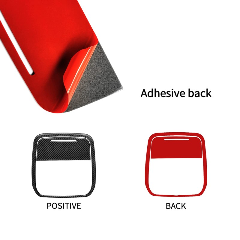 nuoozy Carbon Fiber Roof Glasses Box Frame Panel Cover Trim