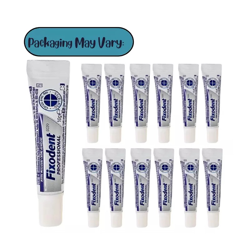 Fixodent Denture Adhesive Travel Size 0.35 oz - Adhesive Cream