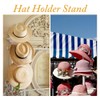DICOSMETIC Hat Stand 16 x 24 cm Wooden Hat Stand