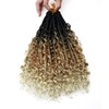 6 Packs Goddess Box Braids Crochet Hair With Curly Ends