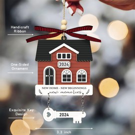 House Warming Gifts New Home - Housewarming Gifts for New House - Housewarming Gift Presents for Women, Couple - New Home Owners Gift Ideas - Wooden New/First Home Home Ornament 2024