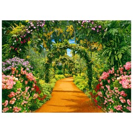 XEYSM 7X5FT Garden Backdrop Spring Photography Backdrops Secret Garden Floral Backdround Baby Shower Birthday Party Decor Photo Studio Props XY34