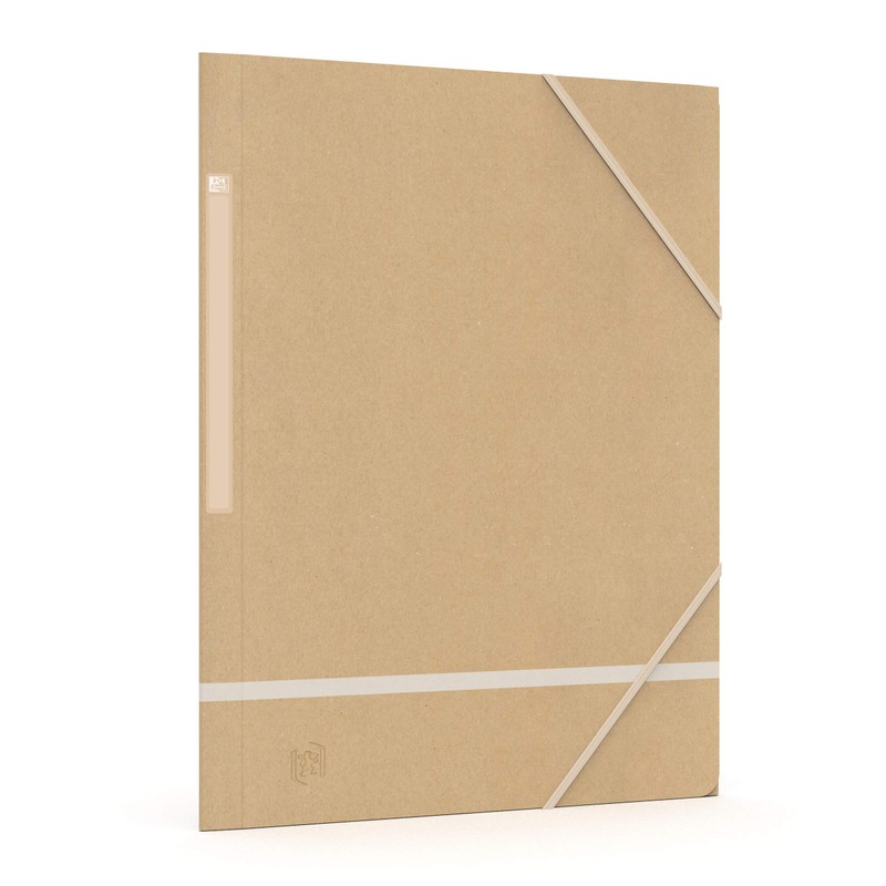 Oxford 5 x A4 Elasticated Folders Recycled Card Envelope -