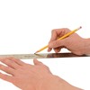 Westcott Stainless Steel Ruler, Zero-Center Scale with Non-Slip Cork Backing,