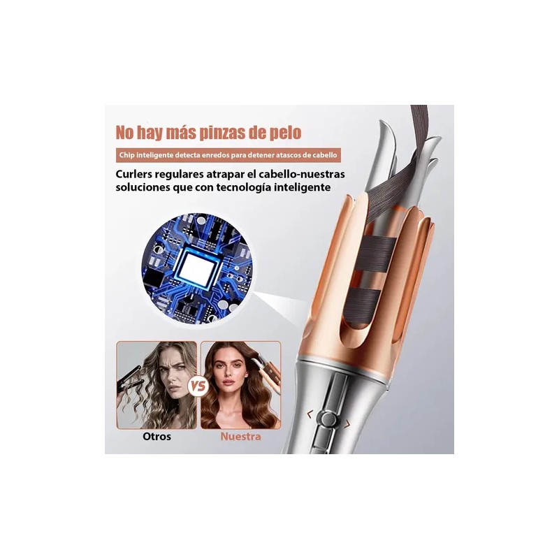 Rizadora Para Cabello Automático Cerámica 25mm 110v-240v