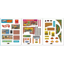 SCR Hot Wheels 'Service Center' Replica Sticker Sheets SCR-S0002