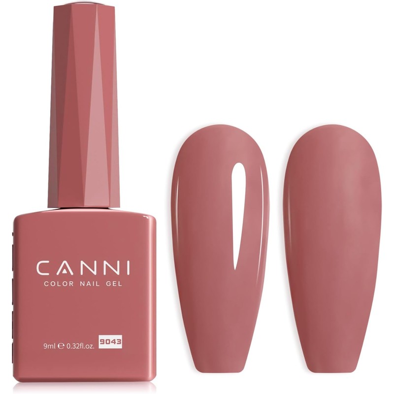 CANNI- Esmalte de uñas en gel rojo claro, 1 pieza