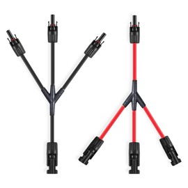 Dongge 3 in 1 out Solar Connectors Y Branch Parallel Adapter Cable Wire Plug Tool Kit for Solar Panel
