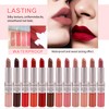 MESUROSE Matte Lipsticks - Cream Finish, Smudge Proof, Dual Ended,