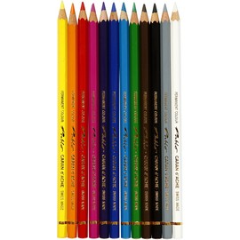 Pablo, 3.8 mm Lead, L. 17 cm, Assortment of Colours, 12ud, Thickness 7 mm