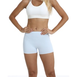 LALESTE Seamless Boyshorts Panties for Women No Show Boxer Shorts Briefs Panties Soft Stretch Ladies Boy Shorts 6 Pack