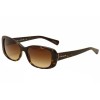 Coach Women's HC8168 512013 Sunglasses Dark Tortoise/Brown Gradient 56mm
