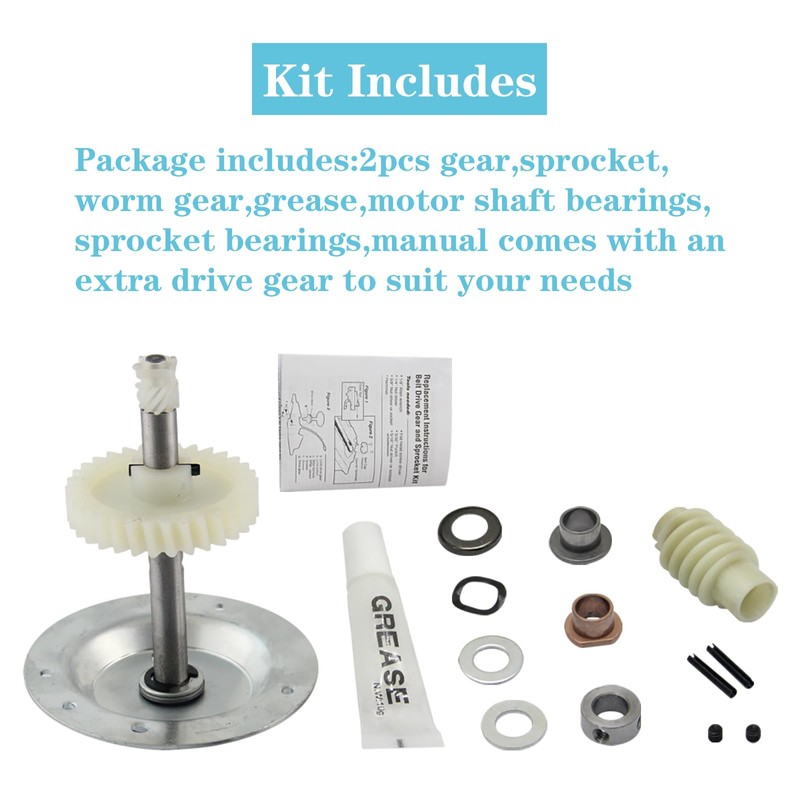 Replacement for Liftmaster 41c4220a Gear and Sprocket Kit Work with