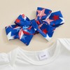 FIOMVA My First 4th of July Baby Girl Outfit Newborn
