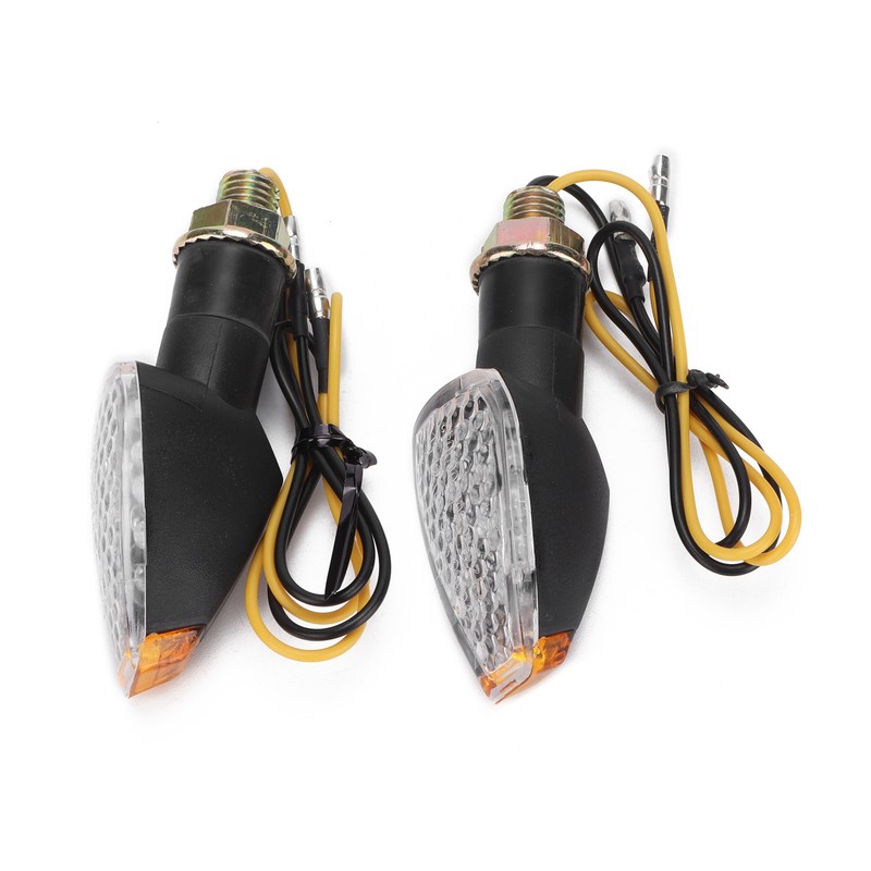 Pair Motorcycle Turn Signal Light 12V LED Waterproof Replacement for