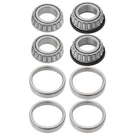 OTOTEC 1 Set Trailer Bearing Set Replacement Part L44643 L44610 L44600LA Suitable for Trailer Tapered Roller Bearings 4 Wheel Bearings for 2 Hubs