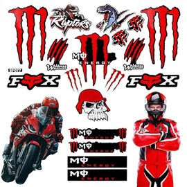 WhaleO Energy Sticker Reflective Sticker Waterproof Sticker Motorcycle Car Cool Energy Sticker for Motorcycles, Motorcycle Helmet, Skateboard, Car and Off-Road Motorcycles
