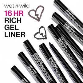wet n wild wet n wild Mega Last Breakup Proof Retractable Gel Eyeliner - Waterproof 16-Hour Long-Lasting Wear, Cruelty-Free & Vegan - Brick Brown