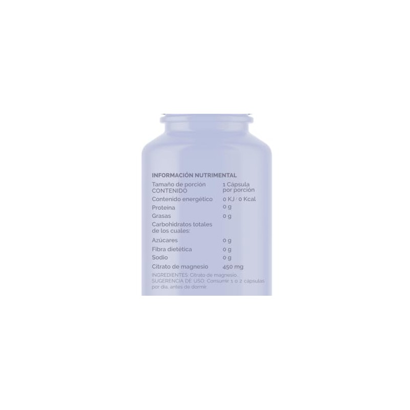 Citrato de Magnesio 450 mg - Maximo pureza - Gaxiolla