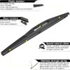 3 Wipers Replacement for Honda HRV HR-V Windshield Wiper Blades