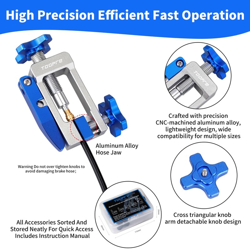 Slynxr 2 in 1 Bike Hydraulic Brake Tool Kit with