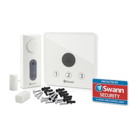 Swann DIY Wireless Gate-Open Alert Security Alarm, White (SWADS-GATEAK-GL)