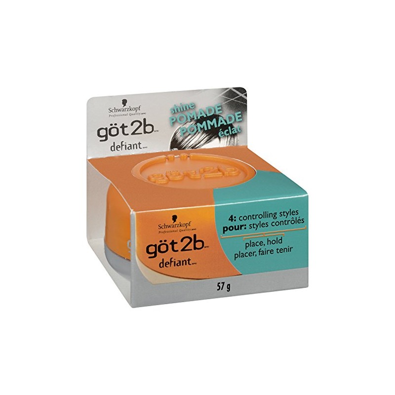 Got2b Defiant Define and Shine Pomade, 2-Ounce (Pack of 2)