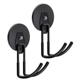 ENUODA Strong Magnetic Hooks Heavy Duty Magnetic Garage Hook, Large Magnet Hooks for Hanging Garden Tool, Broom, Shovel, Hose, Extension Cord, Container, Tool Chest, Shed, Storage & Organization, 2PCS