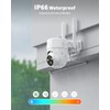 NUASI 4G LTE Outdoor Surveillance Camera with SIM Card, 2K