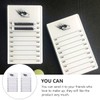 PACKOVE Acrylic Eyelash Display Board 2 Pcs Double Layer Lash