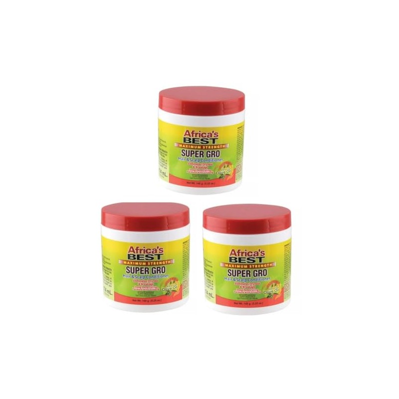 Africa's Best Maximum Strength Super Gro Hair & Scalp Conditioner,