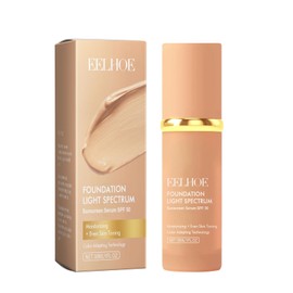 Foundation for Mature Skin, Foundation Colour Changing for Mature Skin, Colour-Changing Foundation for Mature Skin, Moisturising Long Lasting Foundation, Suitable for All Skin Types
