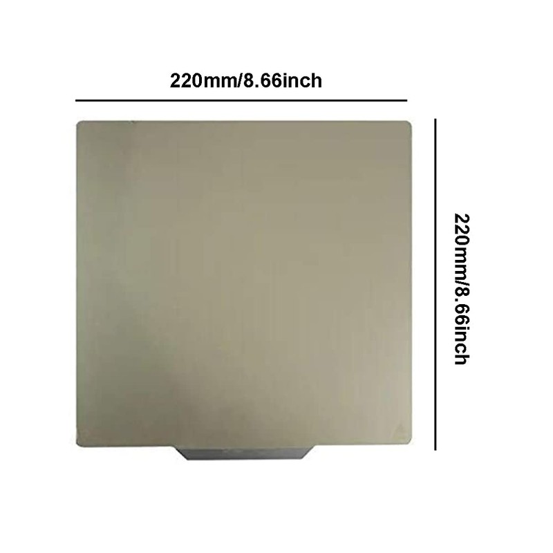 3D PEI Magnetic Flexible Heated Bed 22x22 cm / 23.5x23.5