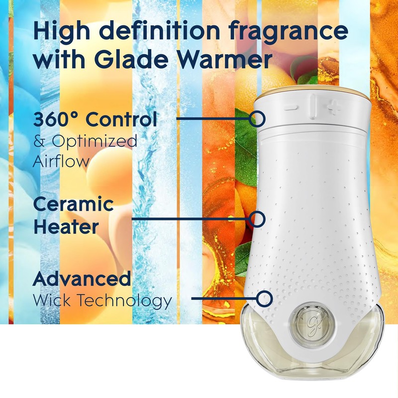 Glade PlugIns Refills Air Freshener Starter Kit, Scented Oil for