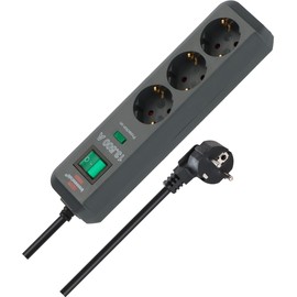 Brennenstuhl 1158810315 3AC outlet(s) 1.5m Anthracite power extension 1158810315, 1.5 m, 3 AC outlet(s), Anthracite
